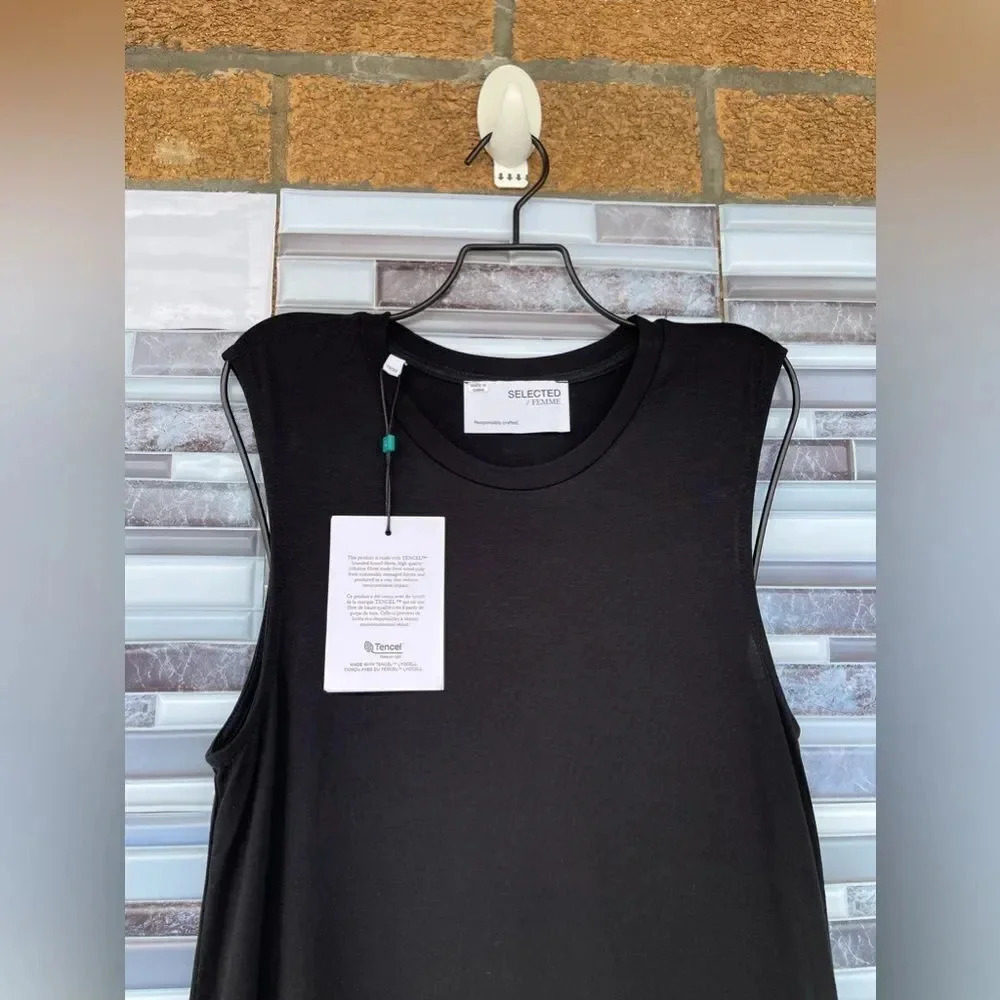 SELECTED FEMME GIA MIDI DRESS XS - Picture 8 of 17
